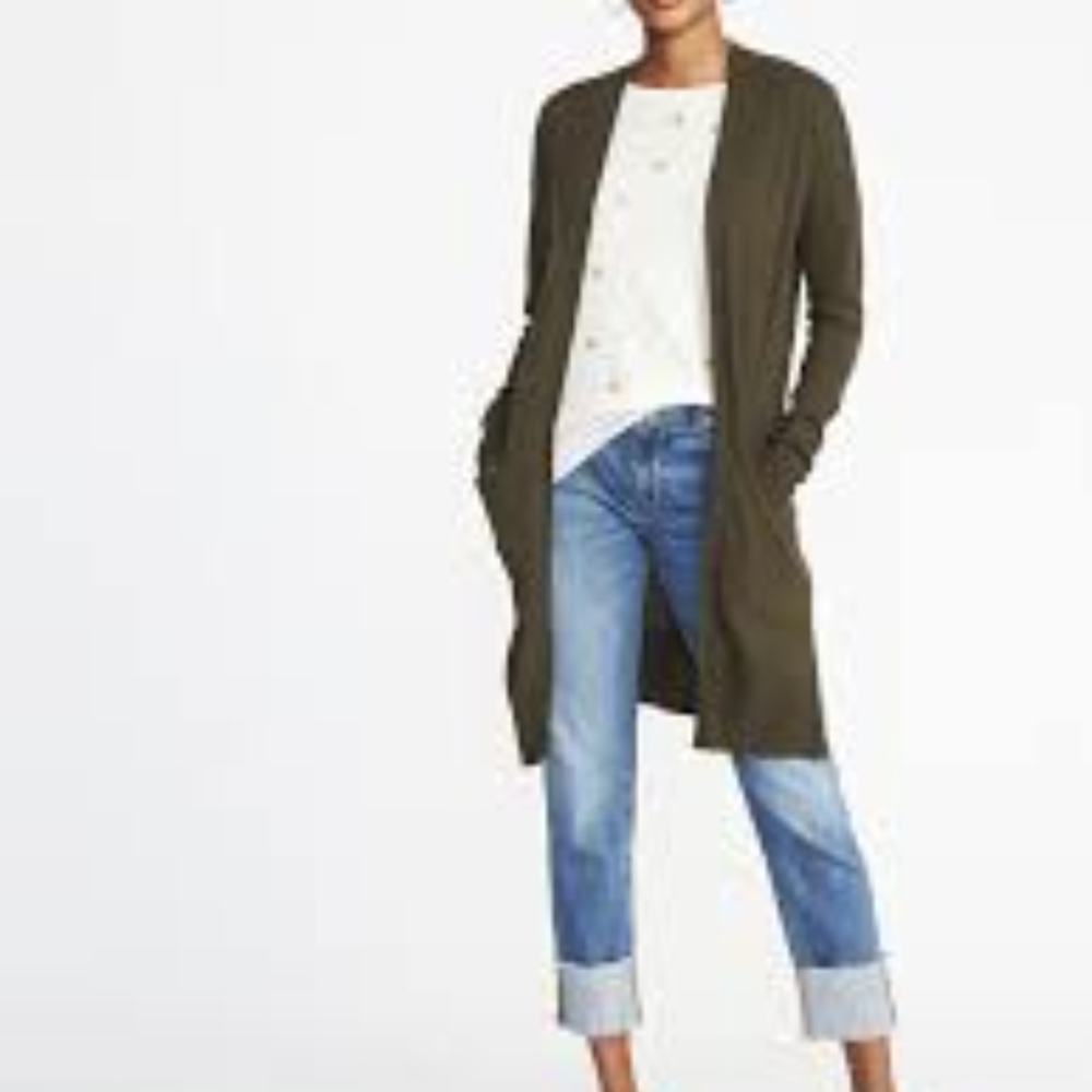 **PULLED** 🎉3/$50🎉 Old Navy Super-Long Open-Front Cardigan